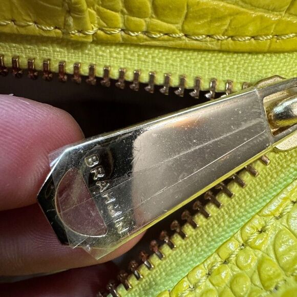 Brahmin Medium Arno in Key Lime EUC - Picture 8 of 13